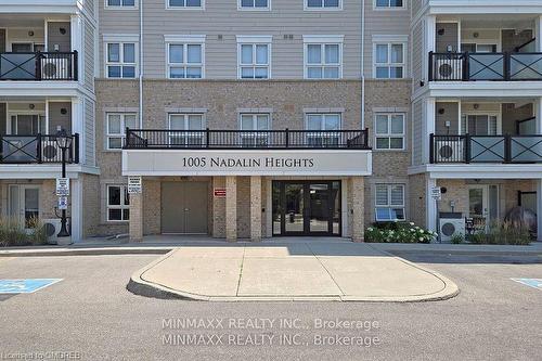 305-1005 Nadalin Heights, Halton, ON - Outdoor With Balcony With Facade