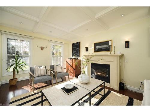 1459 Durham Street, Oakville, ON - Indoor Photo Showing Living Room With Fireplace