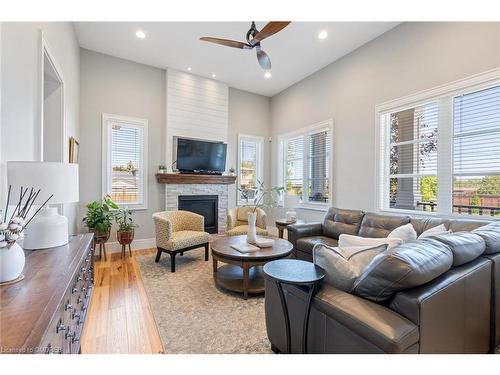 363 Walton Street, Oakville, ON - Indoor Photo Showing Living Room With Fireplace