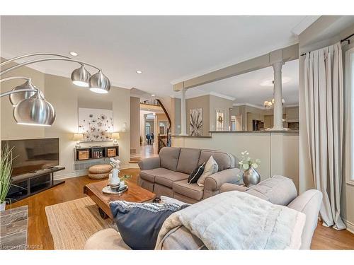 5179 Elmridge Drive, Mississauga, ON - Indoor Photo Showing Living Room With Fireplace