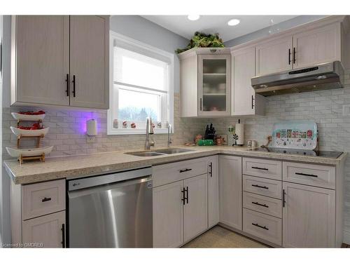 11044 1St Line, Milton, ON - Indoor Photo Showing Kitchen With Double Sink