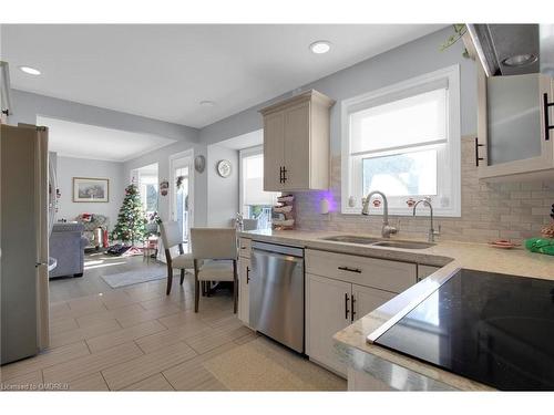 11044 1St Line, Milton, ON - Indoor Photo Showing Kitchen With Double Sink