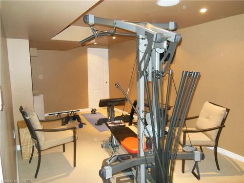 411 Cedar Hedge Road, Milton, ON - Indoor Photo Showing Gym Room