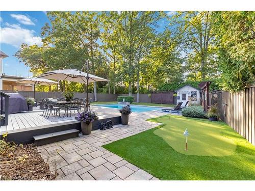 1195 Crestdale Road, Mississauga, ON - Outdoor With In Ground Pool With Deck Patio Veranda With Backyard