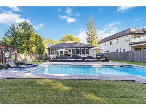 1195 Crestdale Road, Mississauga, ON - Outdoor With In Ground Pool With Deck Patio Veranda With Backyard