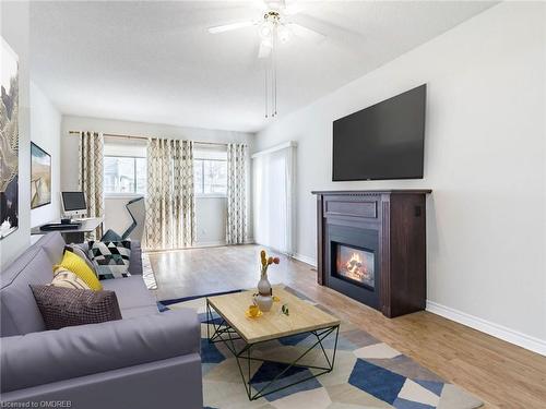 24 The Meadows Street, St. Catharines, ON - Indoor Photo Showing Living Room With Fireplace