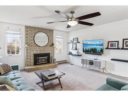 2234 Shipwright Road, Oakville, ON - Indoor Photo Showing Living Room With Fireplace