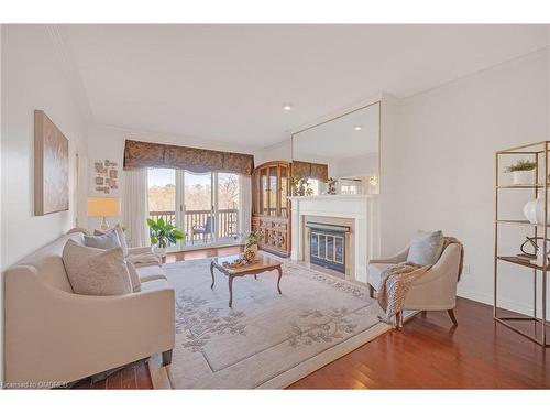 106 Fairwood Place W, Burlington, ON - Indoor Photo Showing Living Room With Fireplace