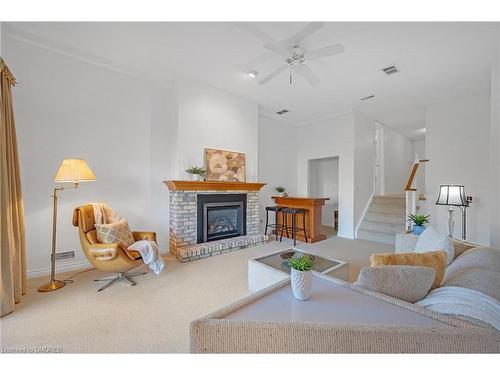 106 Fairwood Place W, Burlington, ON - Indoor Photo Showing Living Room With Fireplace