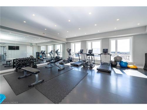 107-640 Sauve Street, Milton, ON - Indoor Photo Showing Gym Room