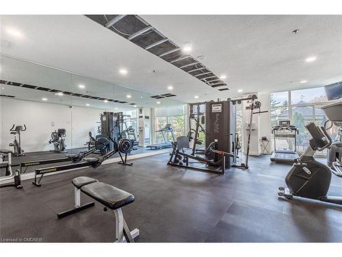 517-2511 Lakeshore Road W, Oakville, ON - Indoor Photo Showing Gym Room