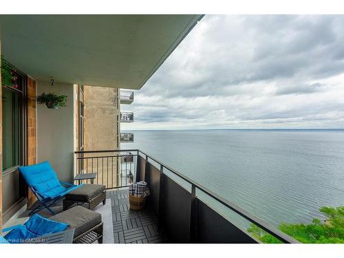 1504-5250 Lakeshore Road, Burlington, ON - Outdoor With Body Of Water With Balcony With View With Exterior