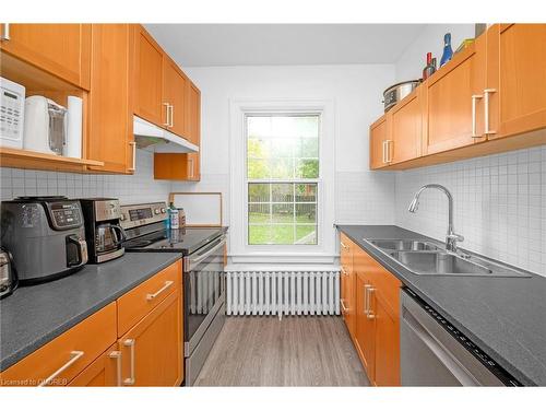 117 Fairleigh Avenue S, Hamilton, ON - Indoor Photo Showing Kitchen With Double Sink