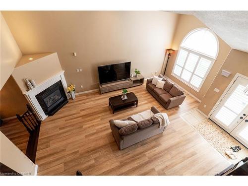 33 Draper Street, Brantford, ON - Indoor Photo Showing Living Room With Fireplace