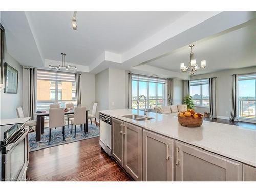 504-2470 Prince Michael Drive, Oakville, ON - Indoor Photo Showing Kitchen With Double Sink