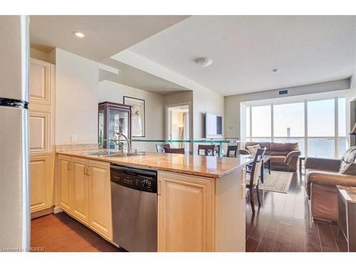 1007-218 Queens Quay, Toronto, ON - Indoor Photo Showing Kitchen With Double Sink