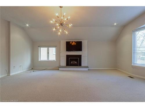 398 Barclay Crescent, Oakville, ON - Indoor With Fireplace