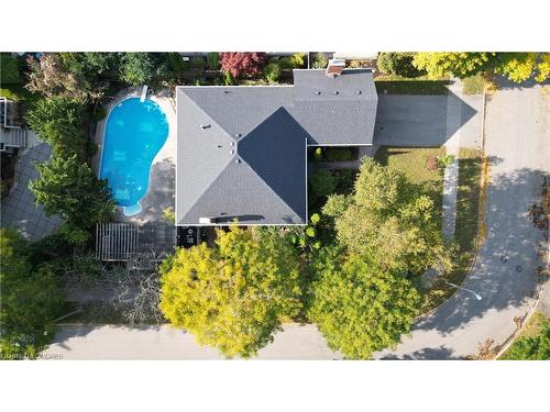 398 Barclay Crescent, Oakville, ON - Outdoor With In Ground Pool With View