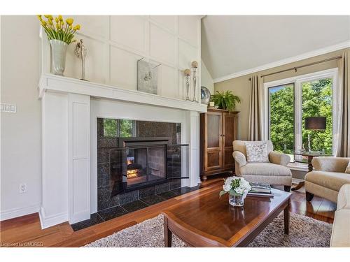 10011 Hume Court, Milton, ON - Indoor Photo Showing Living Room With Fireplace