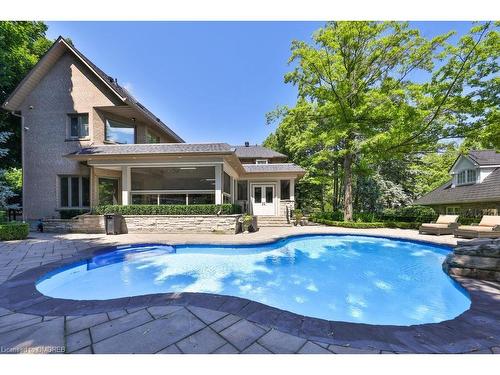 24 Raymar Place, Oakville, ON - Outdoor With In Ground Pool With Backyard