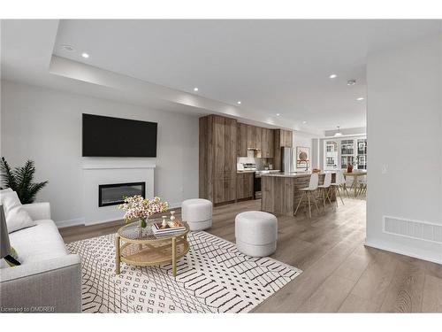 1354 William Halton Parkway, Halton, ON - Indoor Photo Showing Living Room With Fireplace