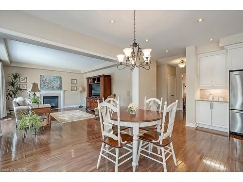 1510 Craigleith Road, Oakville, ON - Indoor Photo Showing Dining Room With Fireplace