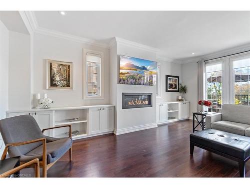 139 Wilson Street, Oakville, ON - Indoor Photo Showing Living Room With Fireplace