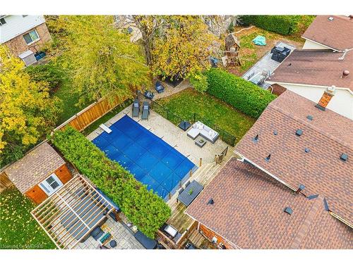 665 Montego Crescent, Burlington, ON - Outdoor With In Ground Pool