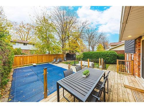 665 Montego Crescent, Burlington, ON - Outdoor With Deck Patio Veranda With Backyard