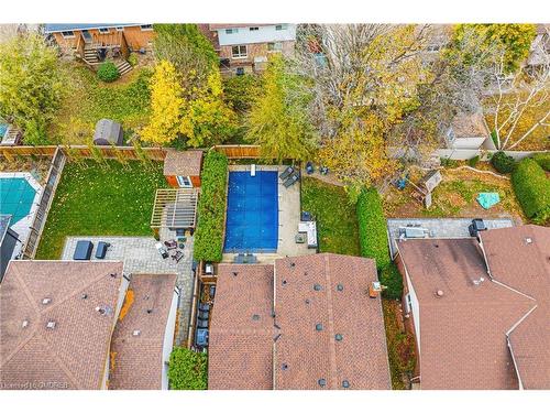 665 Montego Crescent, Burlington, ON - Outdoor With In Ground Pool