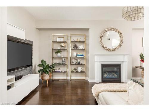 2037 Trawden Way, Oakville, ON - Indoor Photo Showing Living Room With Fireplace