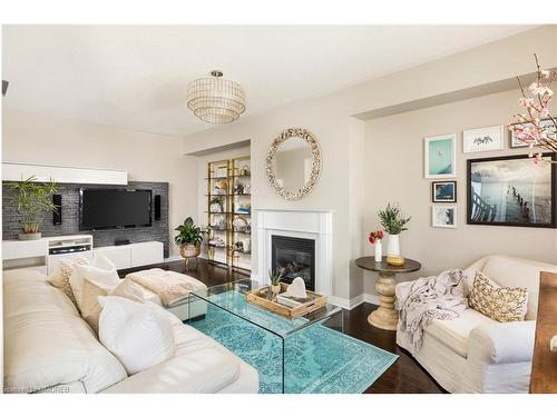 2037 Trawden Way, Oakville, ON - Indoor Photo Showing Living Room With Fireplace