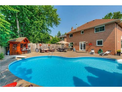 400 Claremont Crescent, Oakville, ON - Outdoor With In Ground Pool With Deck Patio Veranda With Backyard With Exterior