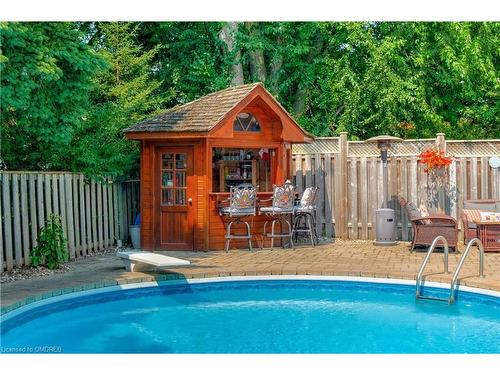 400 Claremont Crescent, Oakville, ON - Outdoor With In Ground Pool With Deck Patio Veranda