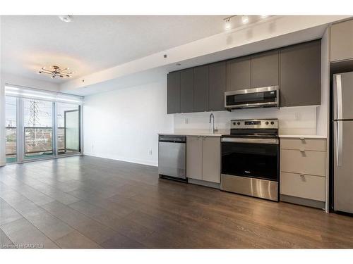 B408-3200 Dakota Common, Burlington, ON - Indoor Photo Showing Kitchen With Stainless Steel Kitchen