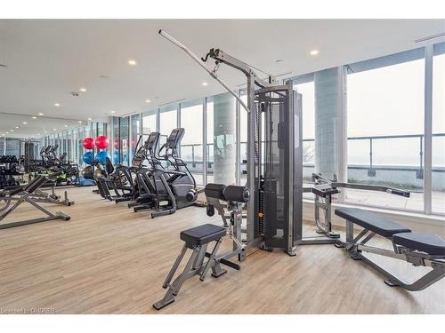 1610-370 Martha Street, Burlington, ON - Indoor Photo Showing Gym Room