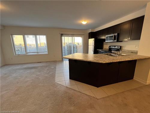 25 Stratus Street, Kitchener, ON - Indoor Photo Showing Kitchen With Double Sink