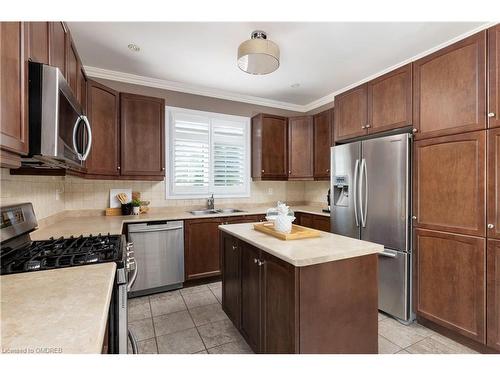 2223 Whistling Springs Crescent, Oakville, ON - Indoor Photo Showing Kitchen With Stainless Steel Kitchen