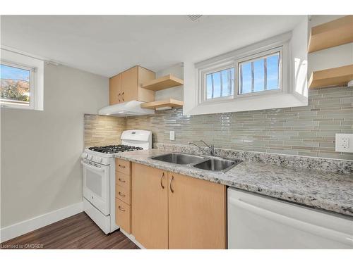 B-36 Ferrara Street, Hamilton, ON - Indoor Photo Showing Kitchen With Double Sink