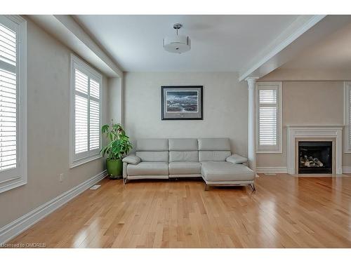 2452 Northridge Trail, Oakville, ON - Indoor Photo Showing Living Room With Fireplace