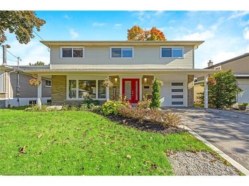 349 Delrex Boulevard, Halton Hills, ON - Outdoor With Deck Patio Veranda With Facade