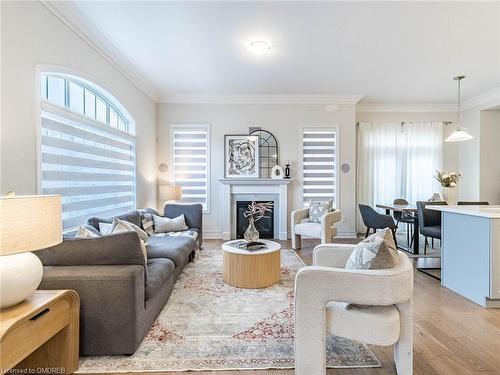 95 Viva Gardens Gardens, Oakville, ON - Indoor Photo Showing Living Room With Fireplace