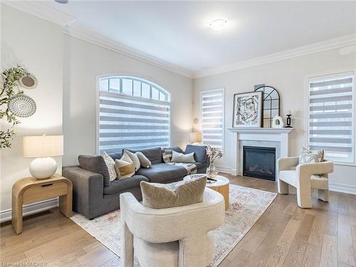 95 Viva Gardens Gardens, Oakville, ON - Indoor Photo Showing Living Room With Fireplace