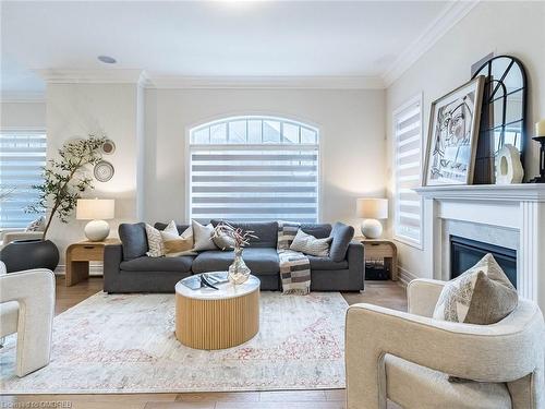 95 Viva Gardens Gardens, Oakville, ON - Indoor Photo Showing Living Room With Fireplace