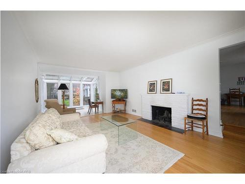 374 Spruce Street, Oakville, ON - Indoor Photo Showing Living Room With Fireplace