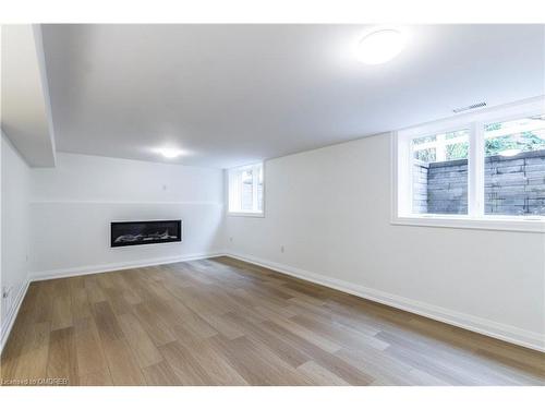 256 Ridge Drive, Milton, ON - Indoor Photo Showing Living Room With Fireplace