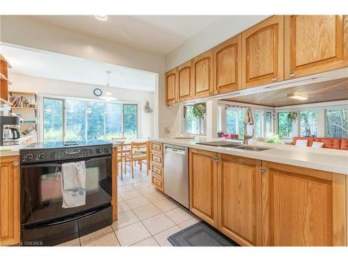 210 Radley Road, Mississauga, ON - Indoor Photo Showing Kitchen With Double Sink