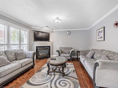 5930 Bassinger Place, Mississauga, ON - Indoor Photo Showing Living Room With Fireplace