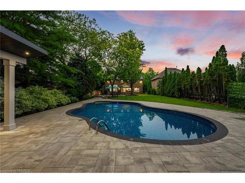 1275 Montrose Abbey Drive, Oakville, ON - Outdoor With In Ground Pool With Backyard