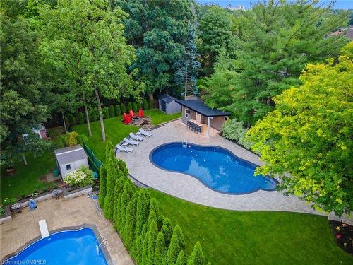 1275 Montrose Abbey Drive, Oakville, ON - Outdoor With In Ground Pool With Backyard